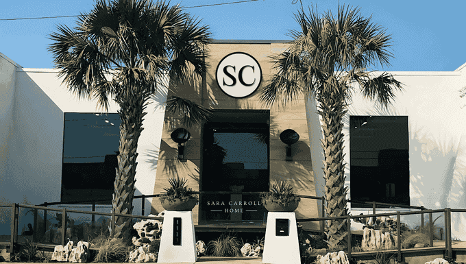 Sara Carroll Home showroom exterior in Dallas Design District